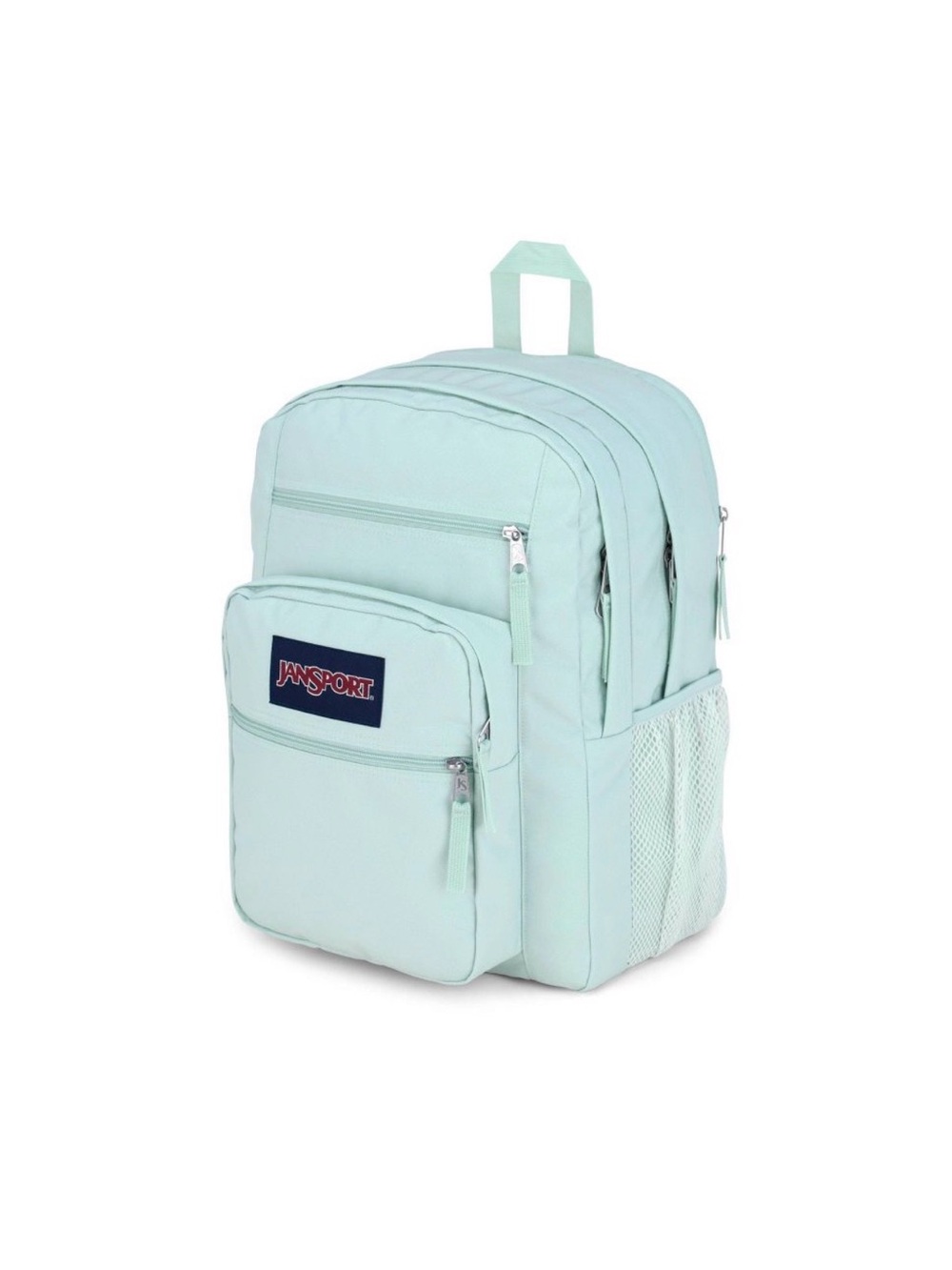 JanSport Big Student Backpack with 15" Laptop Pocket, Fresh Mint - Picture 3 of 7
